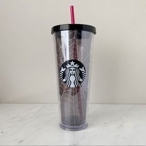 Starbucks Spiderweb Halloween Tumbler